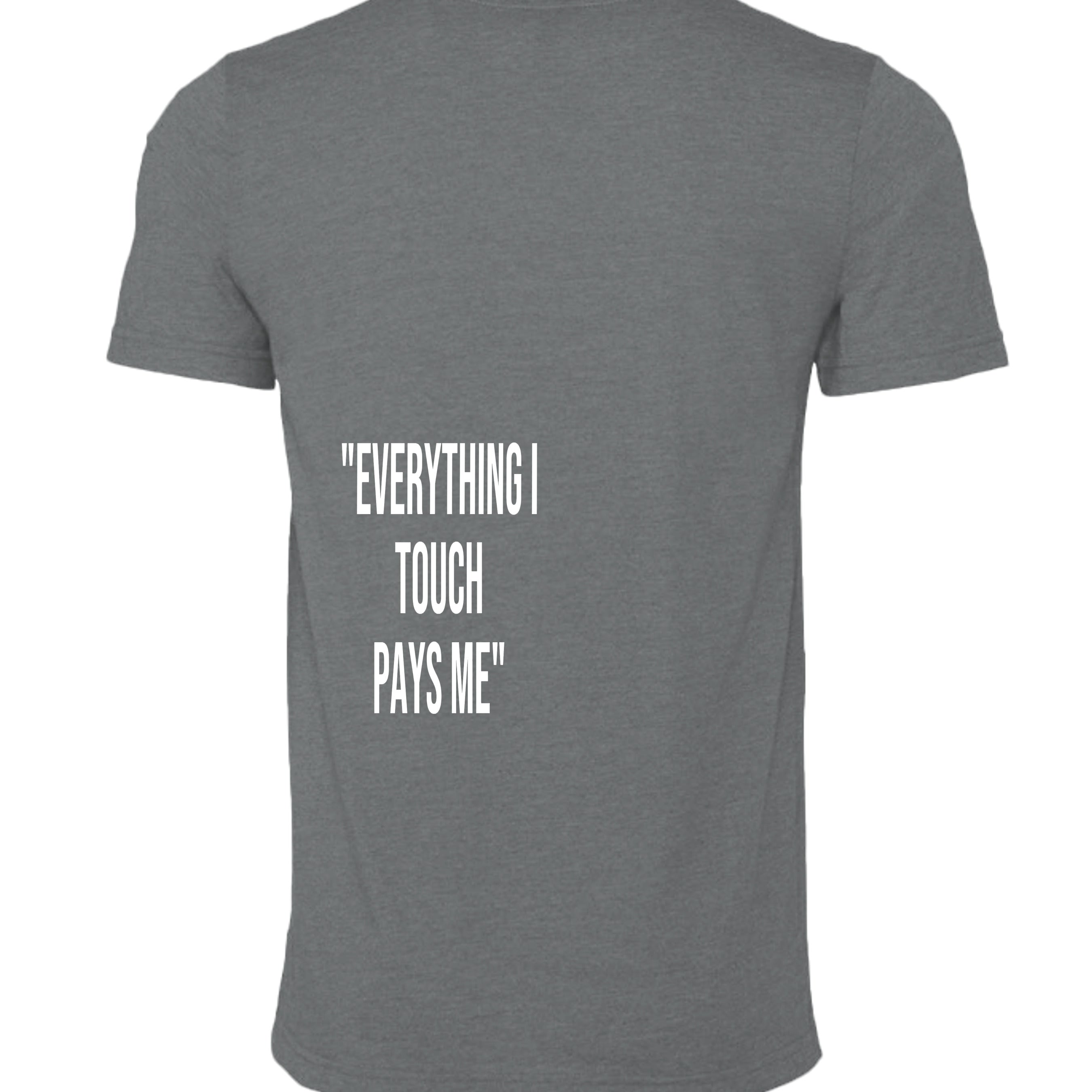 DRK GREY HEATHER - 3001CVC - BACK