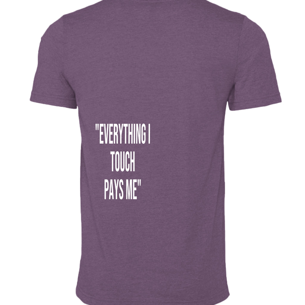 Heather Team Purple - 3001CVC - BACK