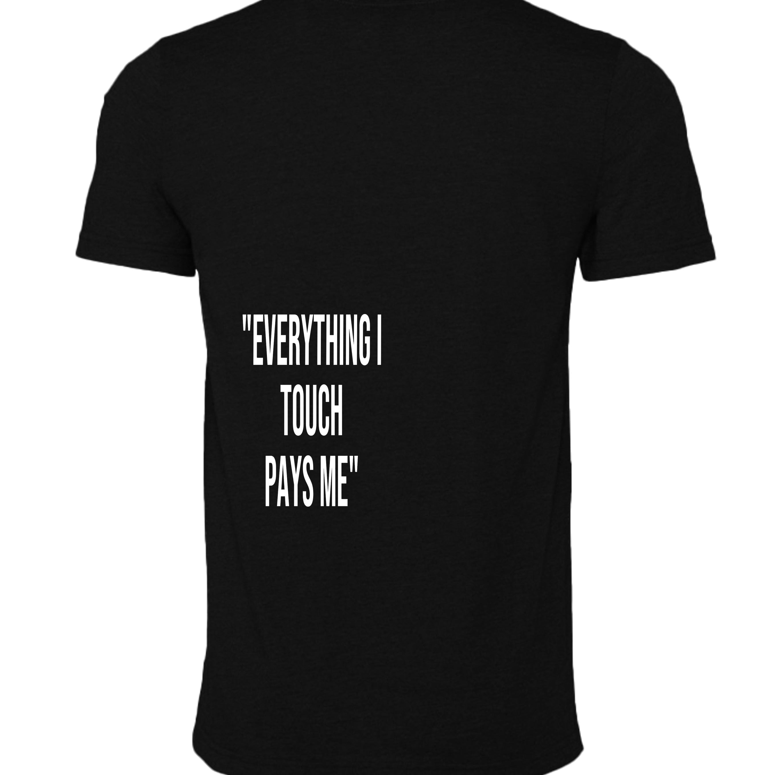 BLACK HEATHER - 3001CVC - BACK