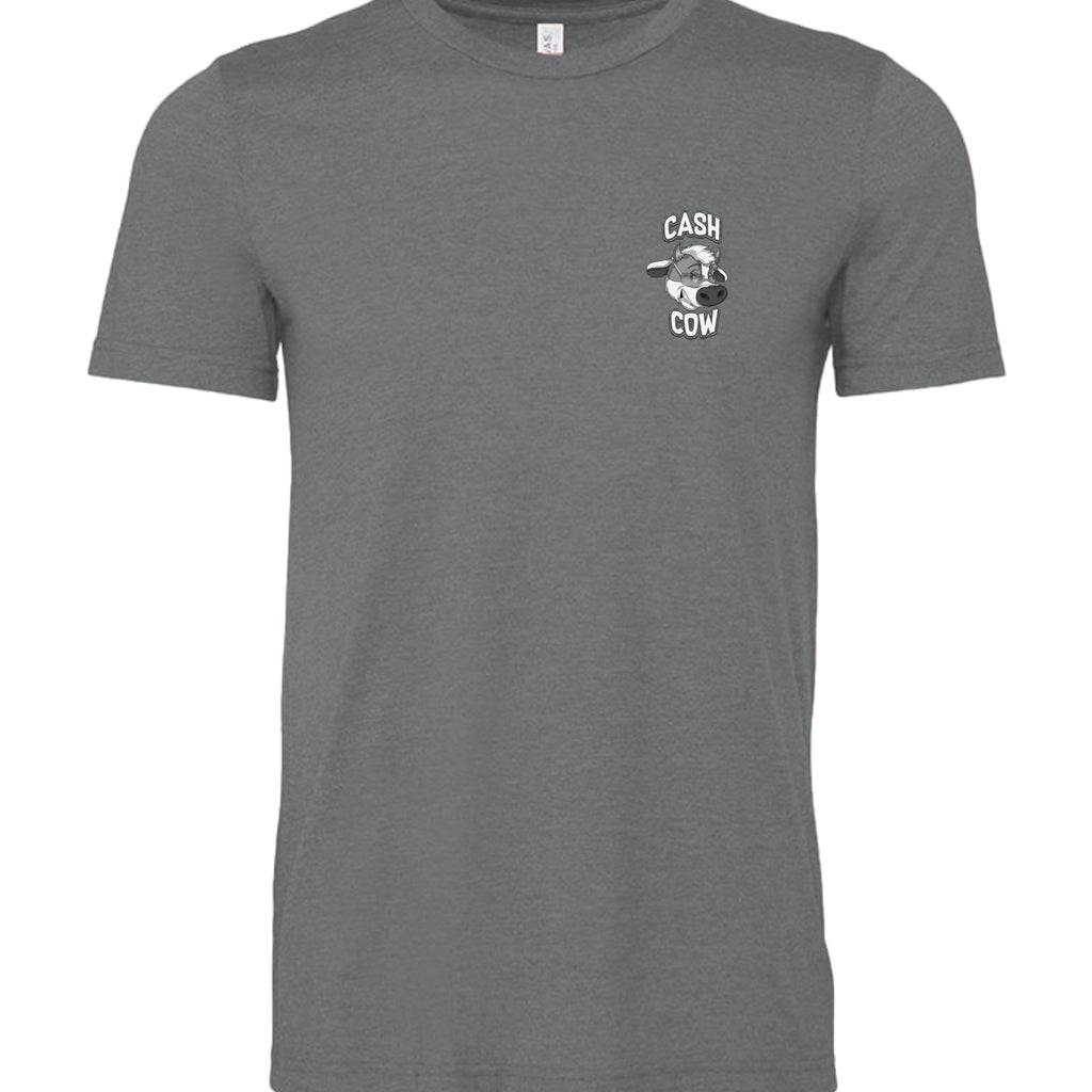 DRK GREY HEATHER - 3001CVC - FRONT