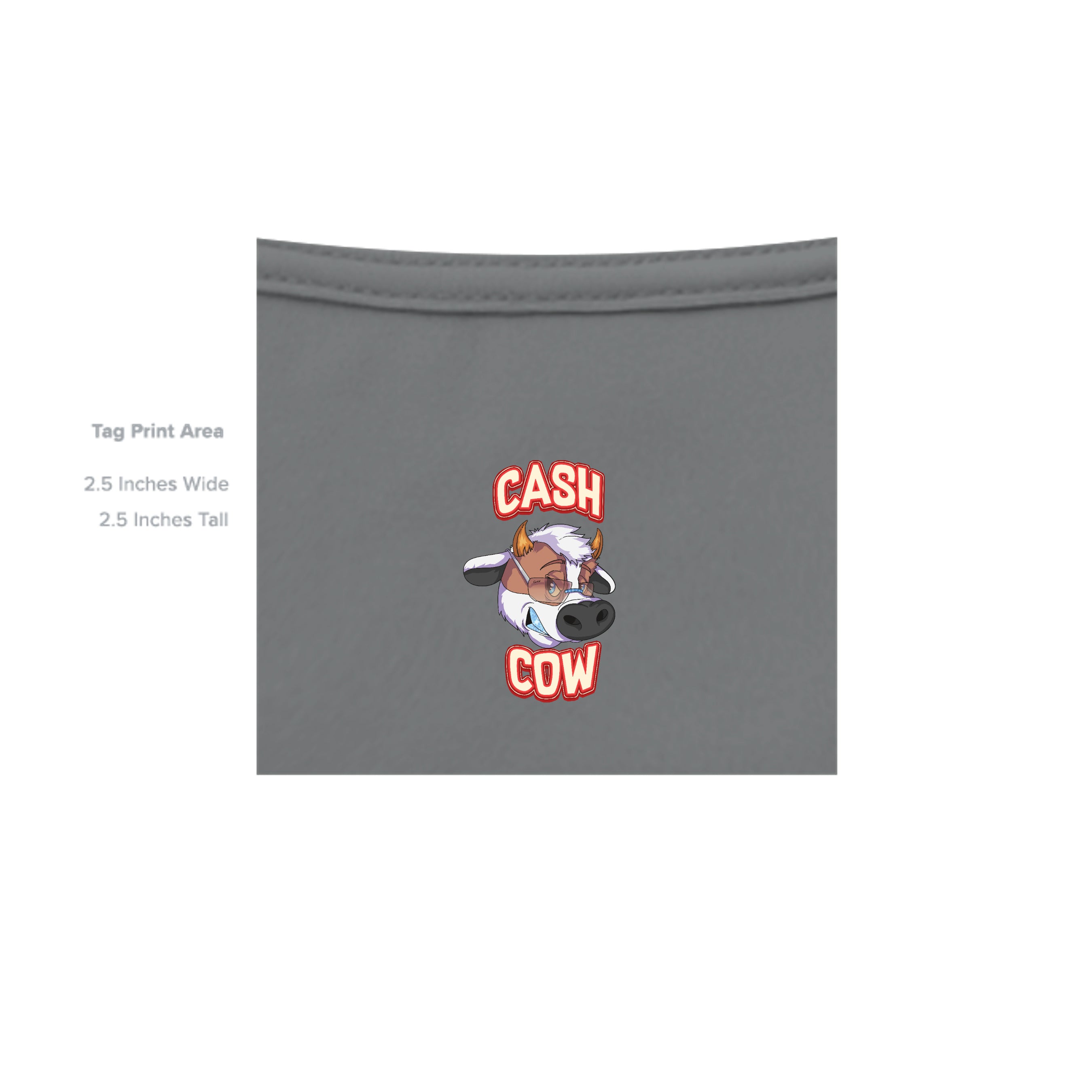 DRK GREY HEATHER - 3001CVC - INSIDE_TAG_LINE